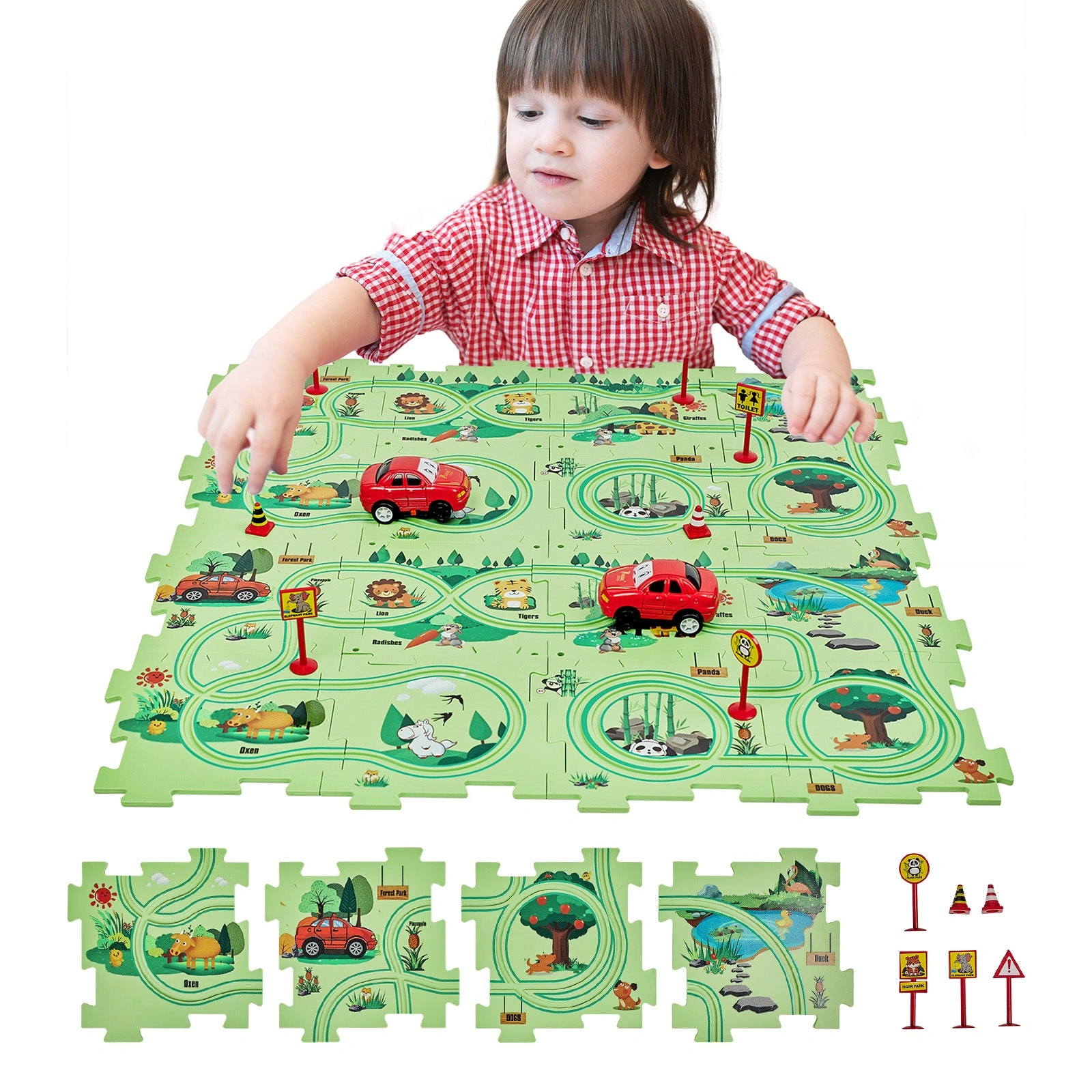 SGILE Forest Builder STEM Puzzle Set: Spark Imagination & Build Skills!