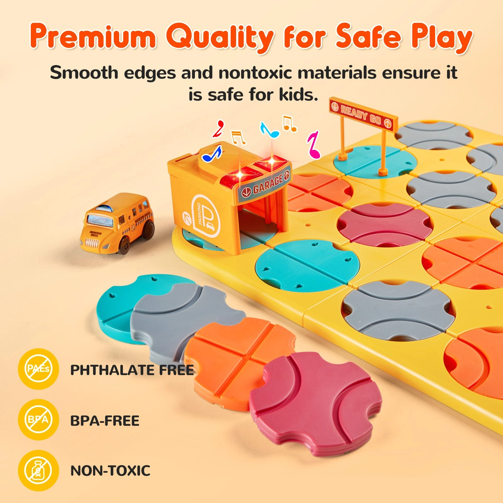 SGILE STEM Builder Road Puzzle Set – Hours of Creative Engineering Fun!