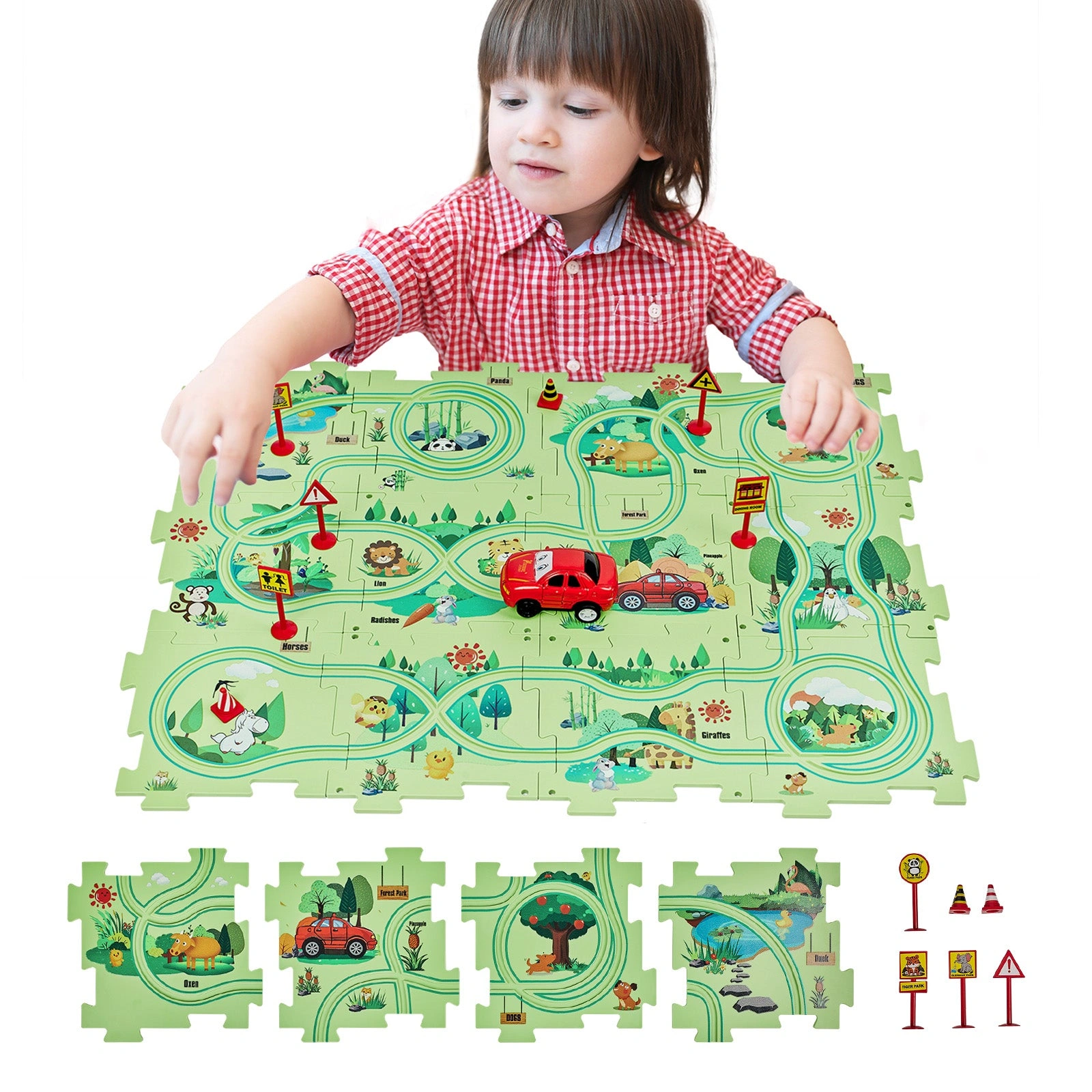 Wild Forest STEM Building Toys for Kids Creative Play